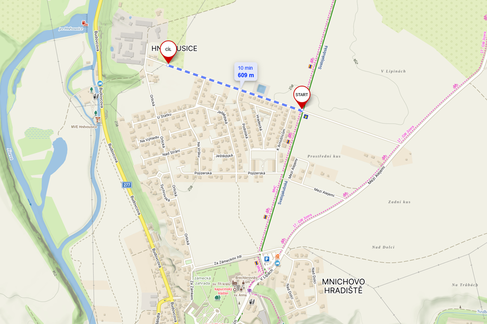 Hněvousicích podzimní sázení - sázení 100 ovocných stromů podél nové polní cesty, která vznikne severně od silnice