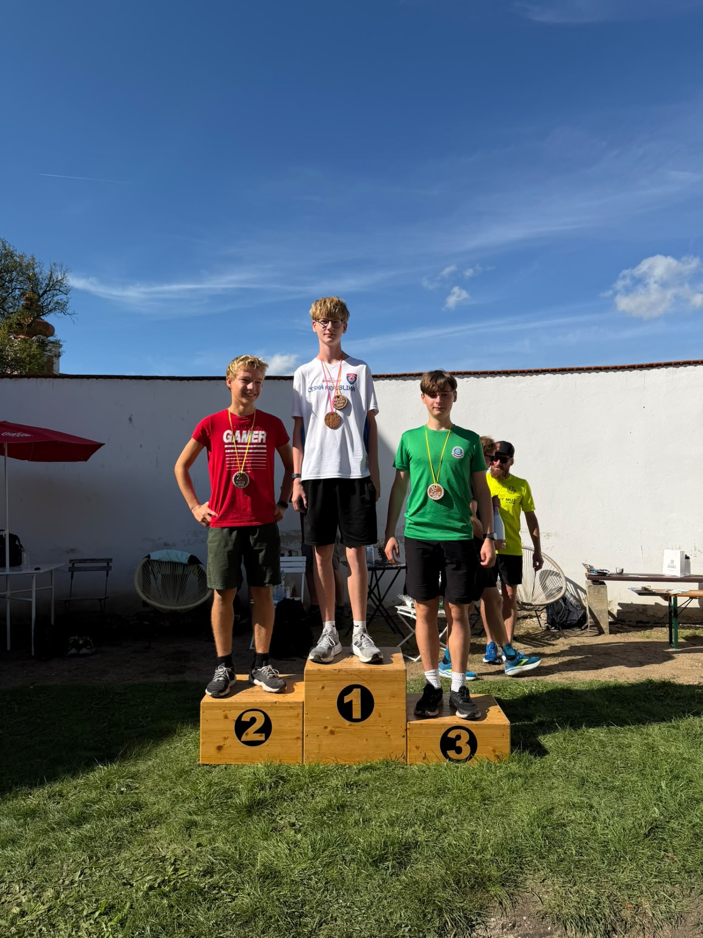 1. Jan Kraus
2. Tom Le Cain
3. Vilém Šindelář