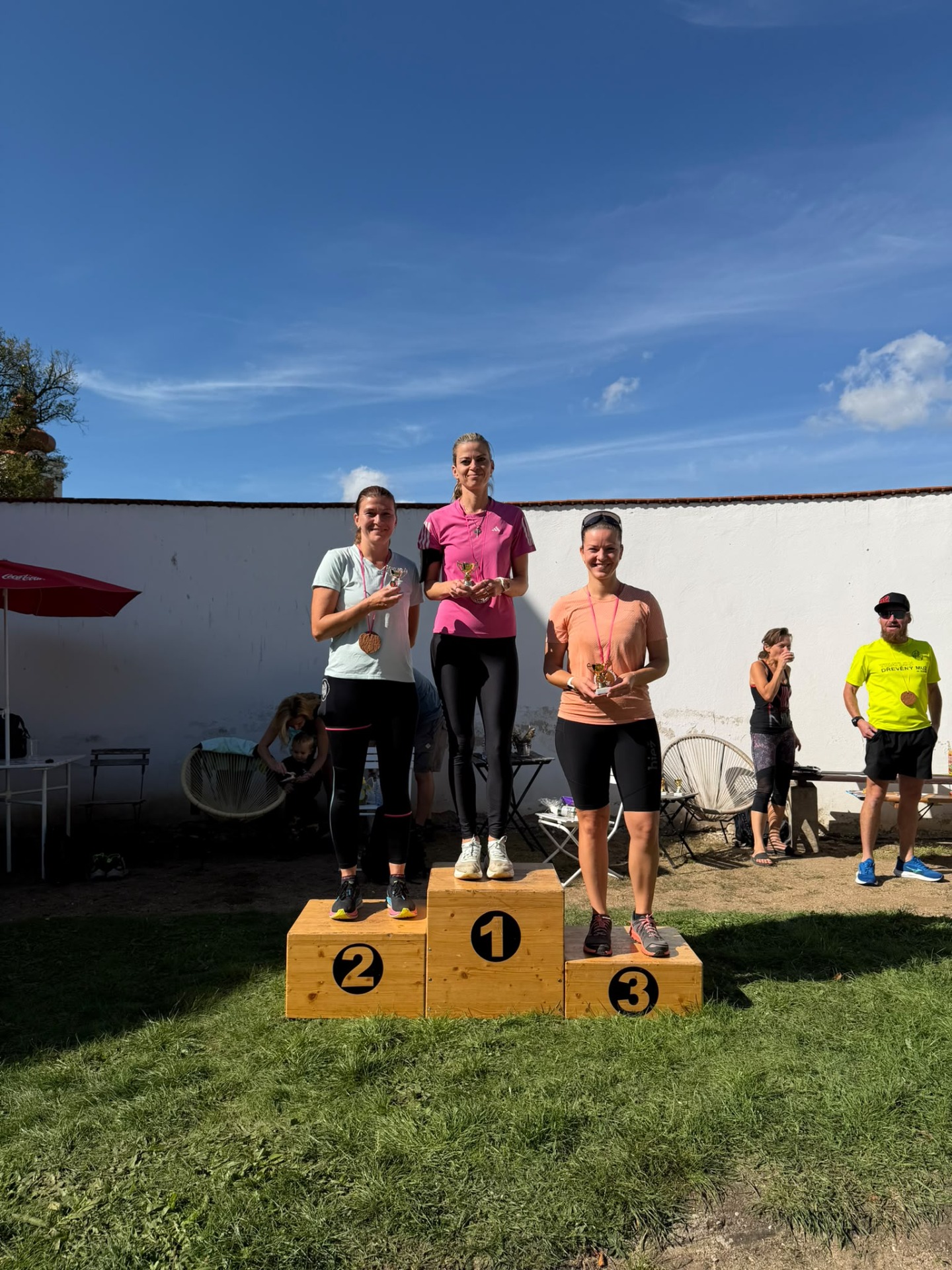 1. Pavla Hozmanová, 2. Marta Duchková, 3. Dominika Janoušková