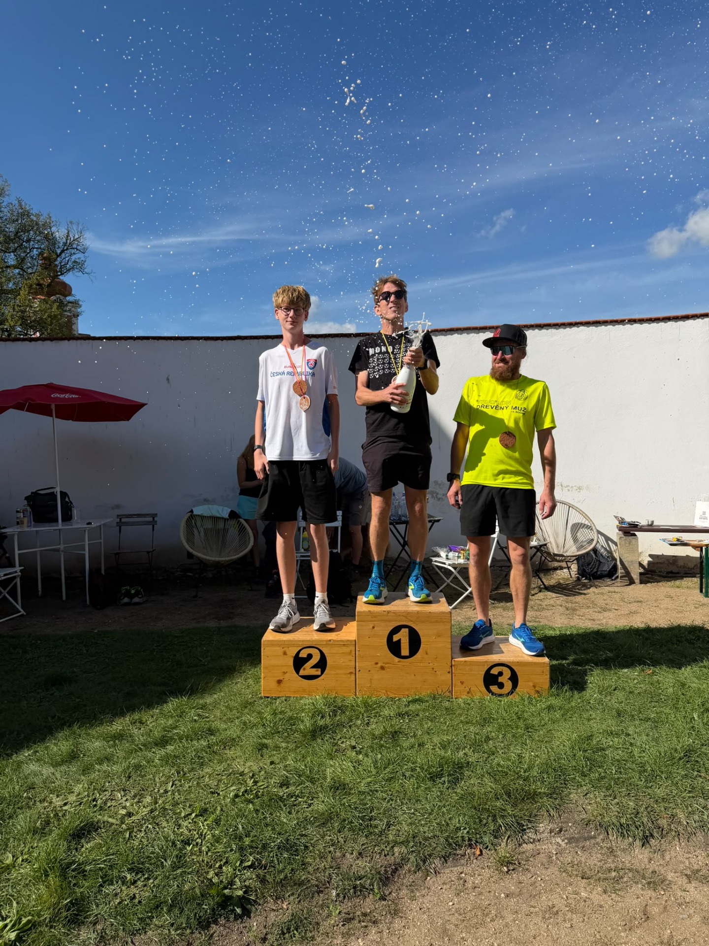 1. Dan Menzel, 2. Jan Kraus, 3. Jiří Kraušner
